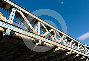 Old steel bridge photo