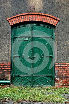 Old steel door