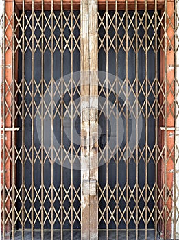 Old steel door in georgetown