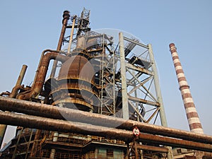 Old Steel Factory In China.