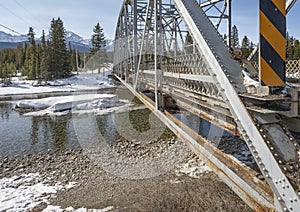 Old Steel Truss Bridge at Castle Junction