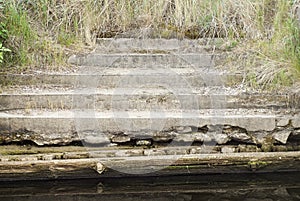 Old steps leading down into sea