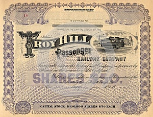 Old Stock Certificate 3
