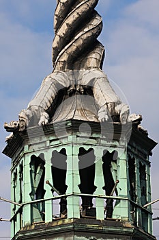 Old stock exchange building in Copenhagen, Denmark