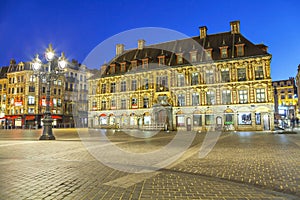 Old stock exchange building in Lille