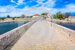 Old stone architecture in Croatia.