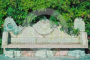 Old Stone Bench