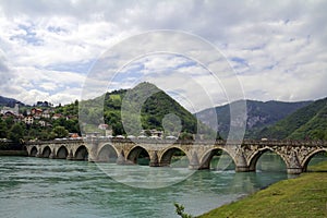 Old Stone Bridge on the Drina