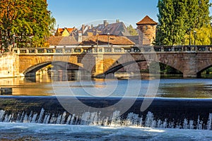 Old stone bridge-Nuremberg-Germany