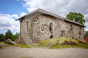 Old stone building in rural area