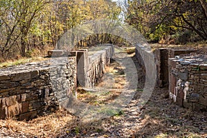 Remains of the locks on the Patowmack Canal built by George Washington