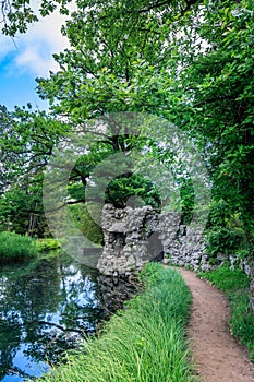 Old stone cave in bally park schoenenwerd