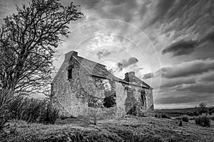 Old Stone Cottage in Ruins