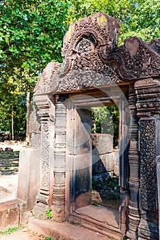 Old Stone door of Banteay Srei