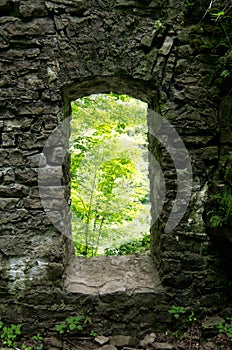 Old Stone Doorway Ruins