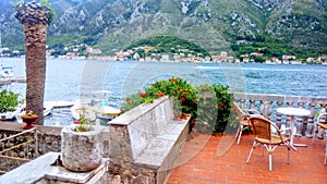 Old stone house sea side