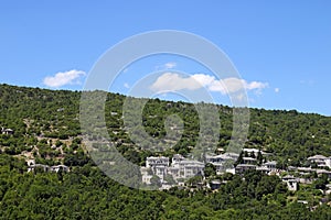 Old stone houses Vitsa Zagori Ioannina Greece