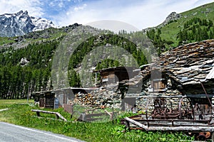 Old stone hut