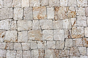 Old stone masonry background. Stone wall texture and pattern