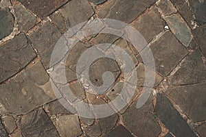 Old stone pavement background
