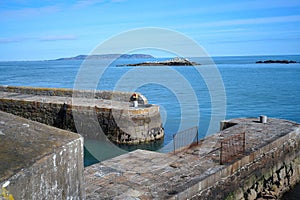 Old stone pier at Dalkey