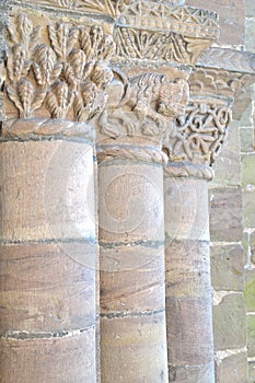 Old stone pillars