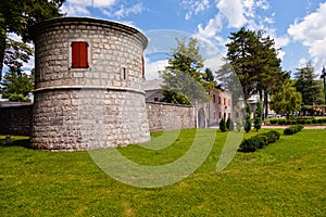 Old stone residence in Cetinje, Montenegro.