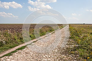 Old stone road