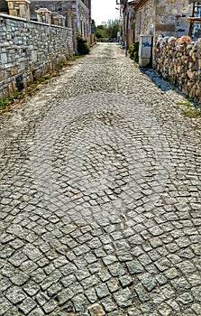 Old stone road