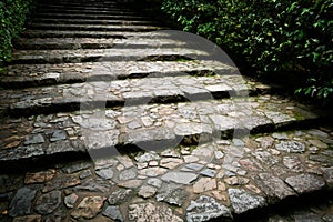 Old stone staircase