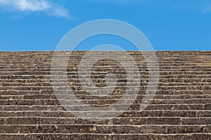 Old stone staircase to the sky