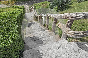 Old stone steps.