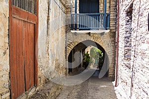 Old stone street. Lefkara. Cyprus