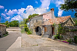 Old stone town gate of Roc