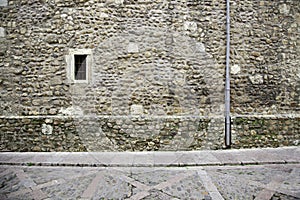Old stone wall photo