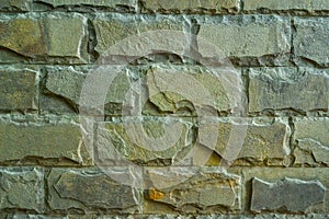 Old stone wall close-up