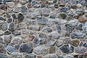 Old stone Wall with Lots of Texture and Color.