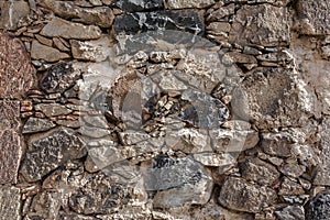 Old stone wall, Texture background concept