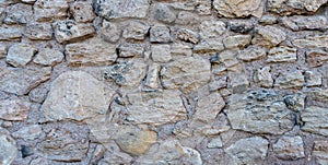 Old Stone Wall Texture Background, Rock Blocks Wall, Ancient Bricks Fence, Retro Stonewall