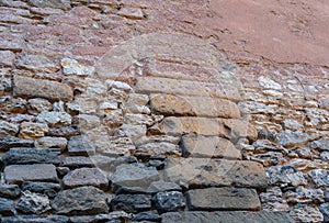 Old Stone Wall Texture Background, Rock Blocks Wall, Ancient Bricks Fence, Retro Stonewall