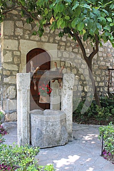 Old stone water well