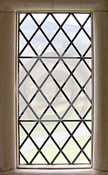 Old stone window frame