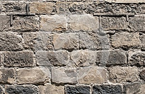 Old stonewall closeup