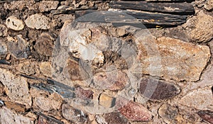 Old stonework. Texture of stone