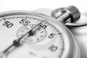 Old stopwatch close up