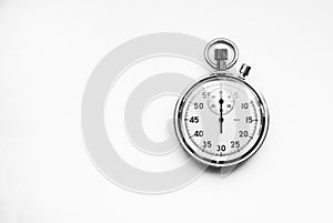 Old stopwatch isolated