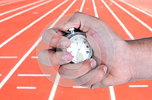 Old stopwatch of laboratory