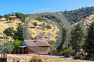 Old Store and Coca Cola Sign in Coulterville California