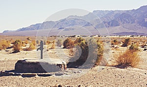 Old Stovepipe Well in Death Valley National Park