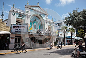Old Strand Theater building in Key West, Florida